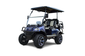 Navy Blue Evolution Forester 4 Golf Cart